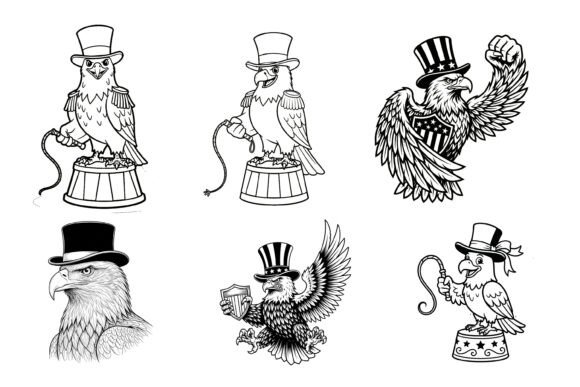 American Bald Eagle Top Hat Bundle