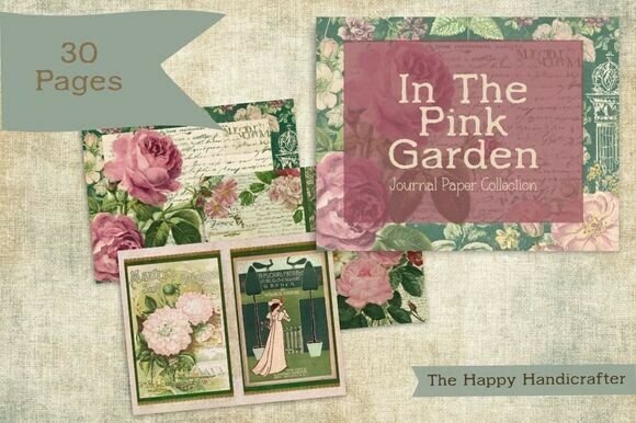 Bringing Romance to Life with Pink Garden Floral Journal Papers