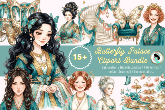 Evaluating the Butterfly Palace Clipart Bundle for Creative Projects