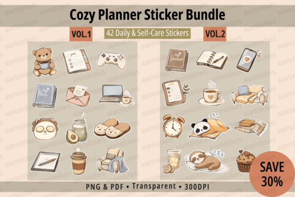 Evaluating the Cozy Planner Sticker Bundle Vol 1-2 for Digital and Print Workflows