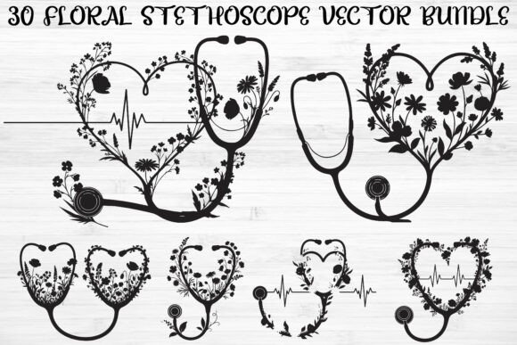 Evaluating the Floral Stethoscope Bundle for Medical-Themed Design Projects