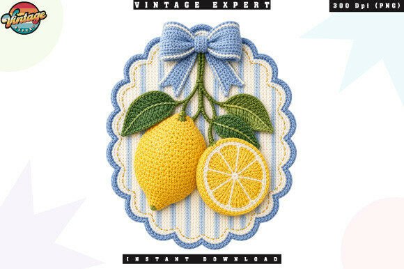 Evaluating the Lemon Floral Cottagecore Crochet PNG for Creative Projects