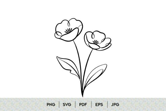 Evaluating the Practical Value of Minimal Flower Duo Line Art Design