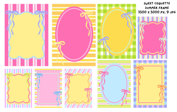 Evaluating the Sweet Coquette Summer Frame Collection for Digital Design