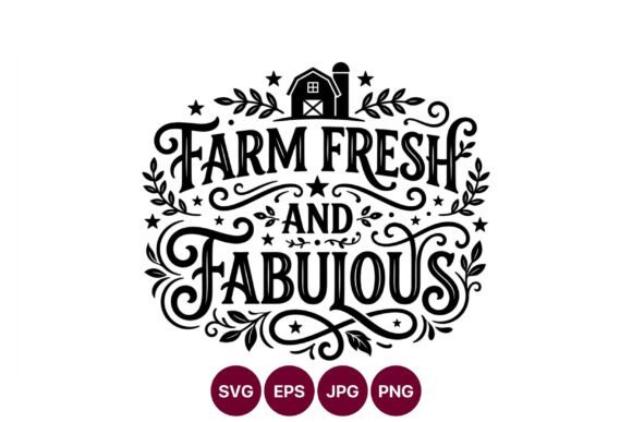Farm Fresh and Fabulous Hand Lettering