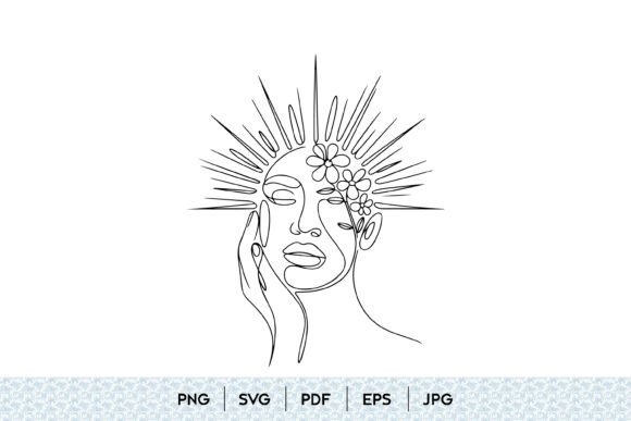 Integrating Abstract Sun Face Line Art into Modern Creative Workflows