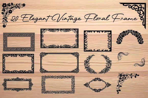 Integrating the Elegant Vintage Floral Frames Bundle into Professional Design Workflows