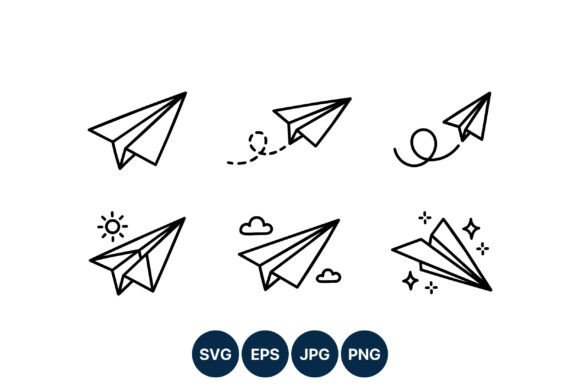 Integrating the Paper Plane Line Art Icon Set into Professional Design Workflows