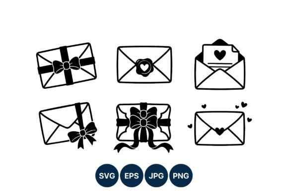 Love Letters with Ribbons Vector Art: A Versatile Design Resource for Creators