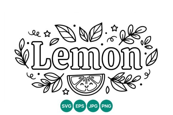 The Strategic Value of Lemon Line Art with Smiling Slice in Modern Visual Branding