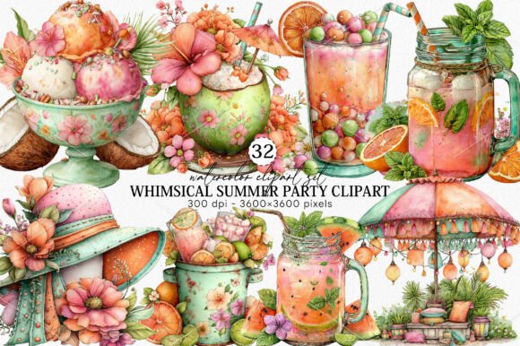 Whimsical Summer Party Clipart Bundle: A Practical Guide for Designers and Creators