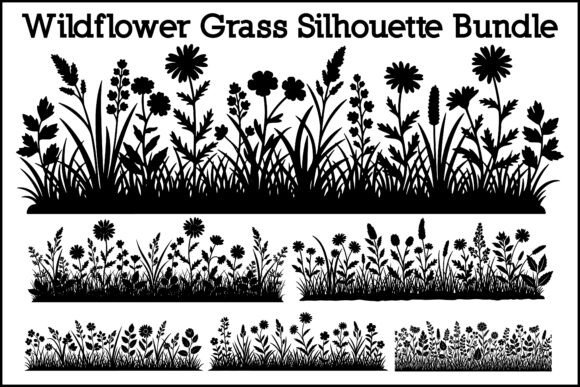 Wildflower Grass Silhouette Bundle: A Practical Guide for Crafters and Designers